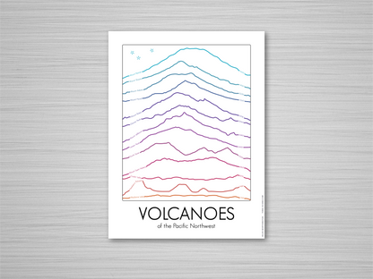 Summit Series - PNW Volcanoes (Unframed)