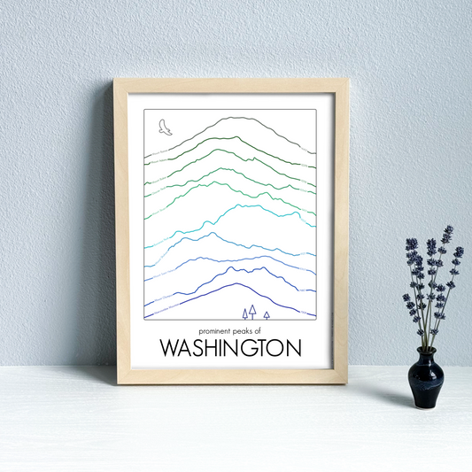 Summit Series - Washington State (Unframed)