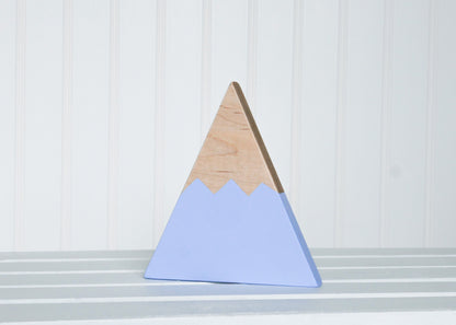 Wooden Mountain - Periwinkle Blue - "Explore" - CAVU Creations